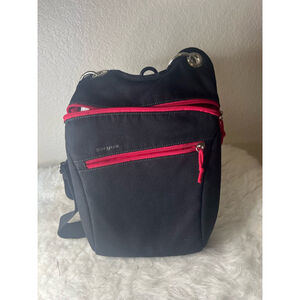 Targus 11” Black and Red Travel IPad/small laptop Crossbody bag Unisex